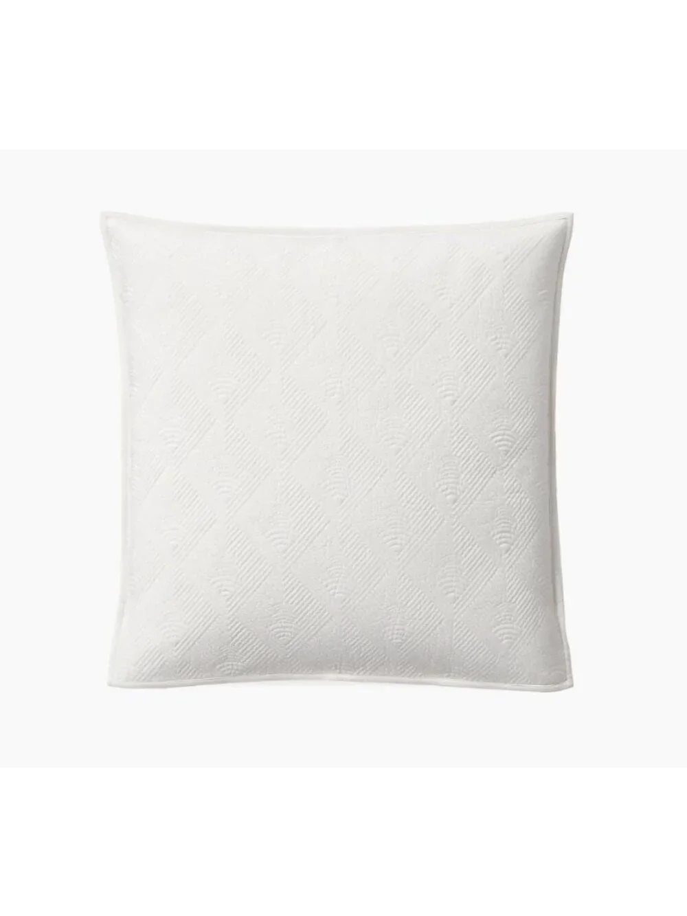 Ralph Lauren Elysia Park Row Euro Sham Chic Cream NEW